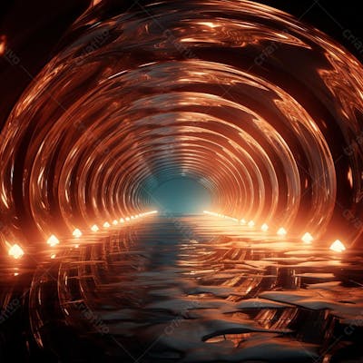 Fundo De Tunel Realista Para Composição (197)
