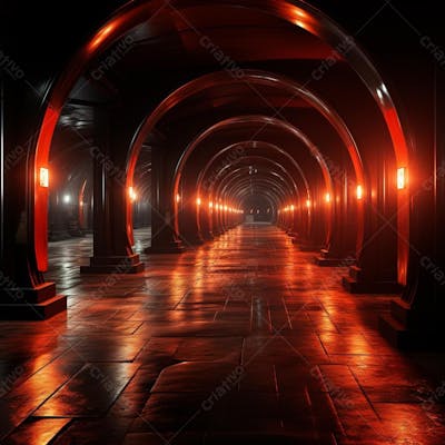 Fundo De Tunel Realista Para Composição (199)
