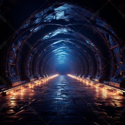 Fundo De Tunel Realista Para Composição (221)