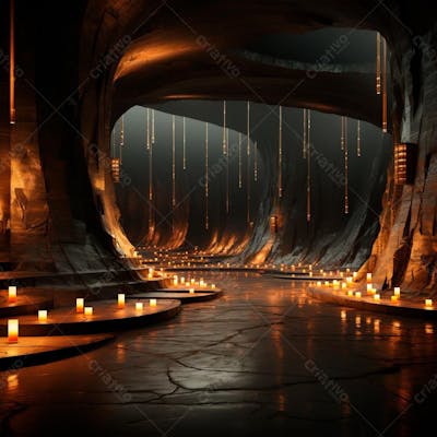 Fundo De Tunel Realista Para Composição (224)