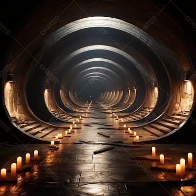 Fundo De Tunel Realista Para Composição (272)