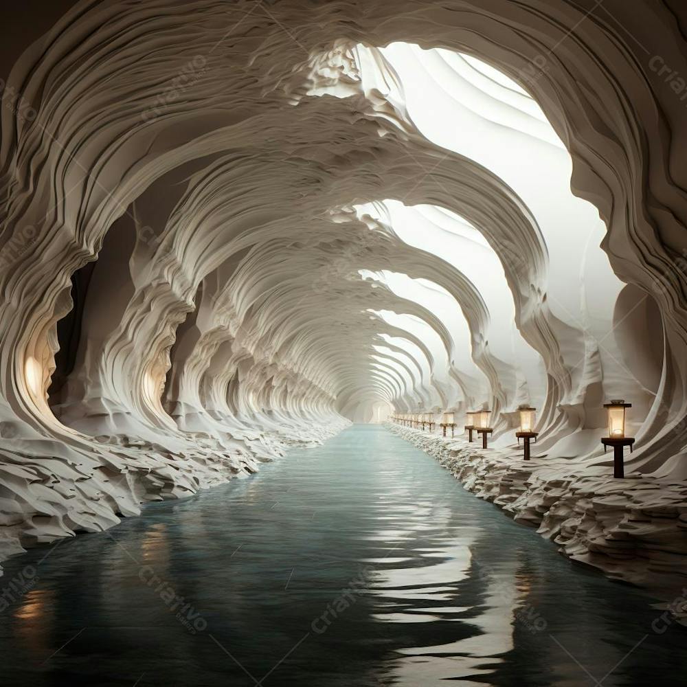 Fundo De Tunel Realista Para Composição (293)