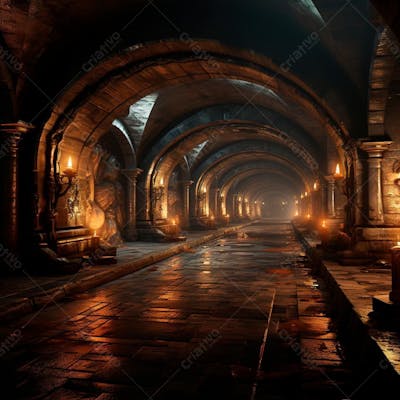 Fundo De Tunel Realista Para Composição (316)