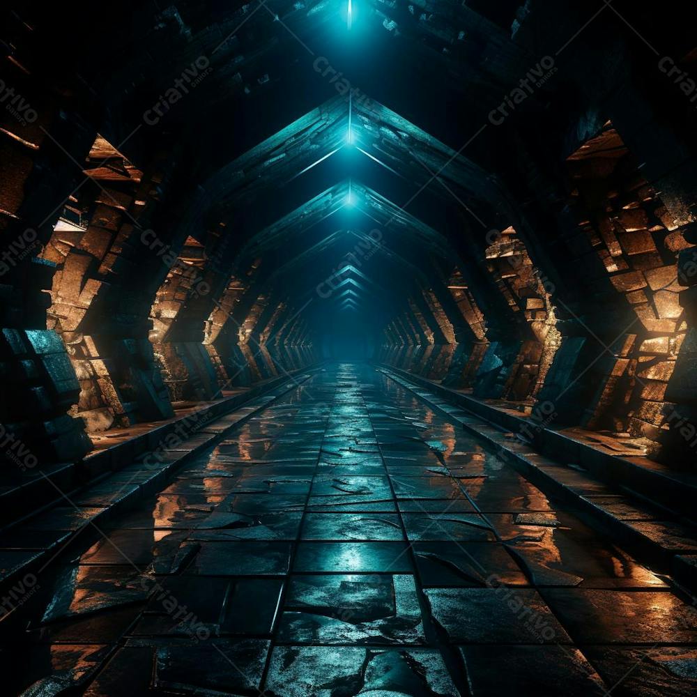 Fundo De Tunel Realista Para Composição (359)