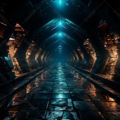 Fundo De Tunel Realista Para Composição (359)