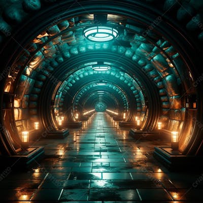Fundo De Tunel Realista Para Composição (2)