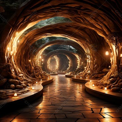 Fundo De Tunel Realista Para Composição (4)