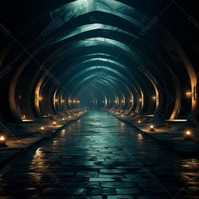 Fundo De Tunel Realista Para Composição (150)