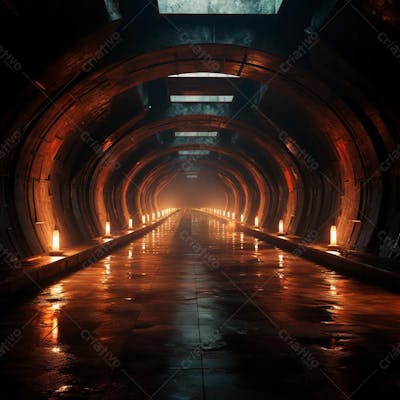 Fundo De Tunel Realista Para Composição (156)