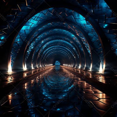 Fundo De Tunel Realista Para Composição (158)