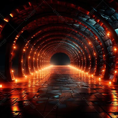 Fundo De Tunel Realista Para Composição (171)