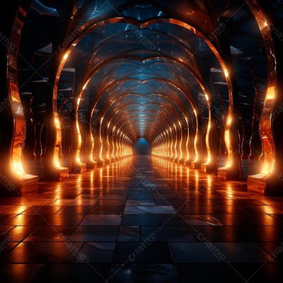 Fundo De Tunel Realista Para Composição (175)
