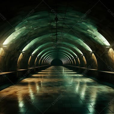 Fundo de tunel realista para composição