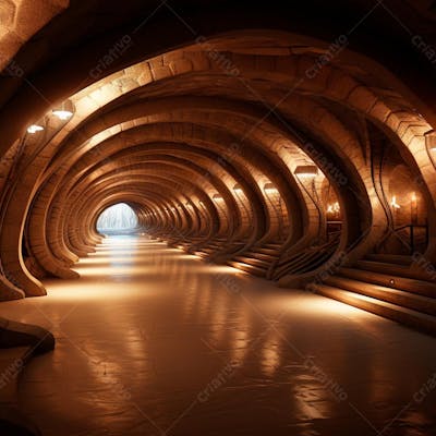 Fundo De Tunel Realista Para Composição (427)