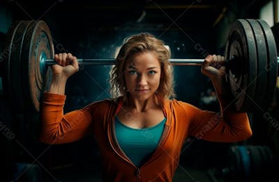 Foto De Uma Mulher Personal Trainer Para Composição De Academia (41)