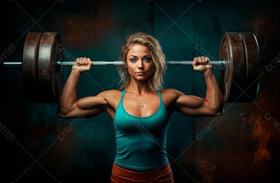 Foto De Uma Mulher Personal Trainer Para Composição De Academia (43)