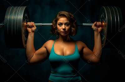 Foto De Uma Mulher Personal Trainer Para Composição De Academia (44)