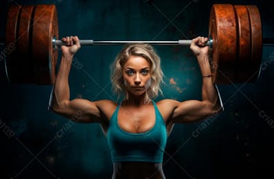 Foto De Uma Mulher Personal Trainer Para Composição De Academia (46)