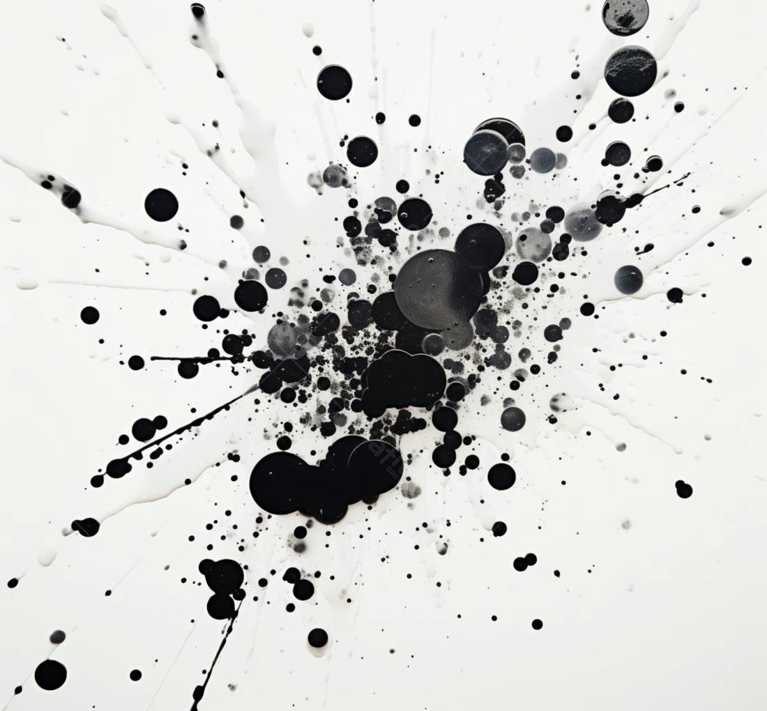 Textura Abstrata Preto e Branco para Fundo