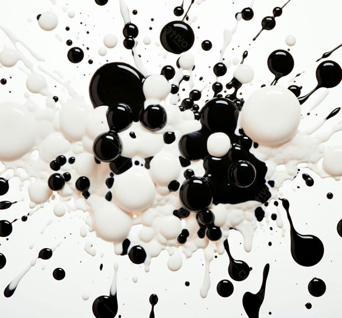 Textura Abstrata Preto e Branco para Fundo