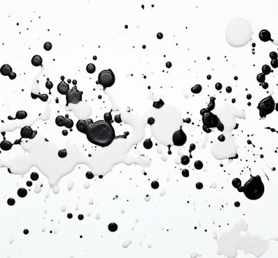 Textura De Tinta Spray Pintada Em Aquarela Preto E Branco (15)