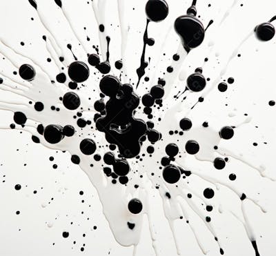 Textura De Tinta Spray Pintada Em Aquarela Preto E Branco (17)