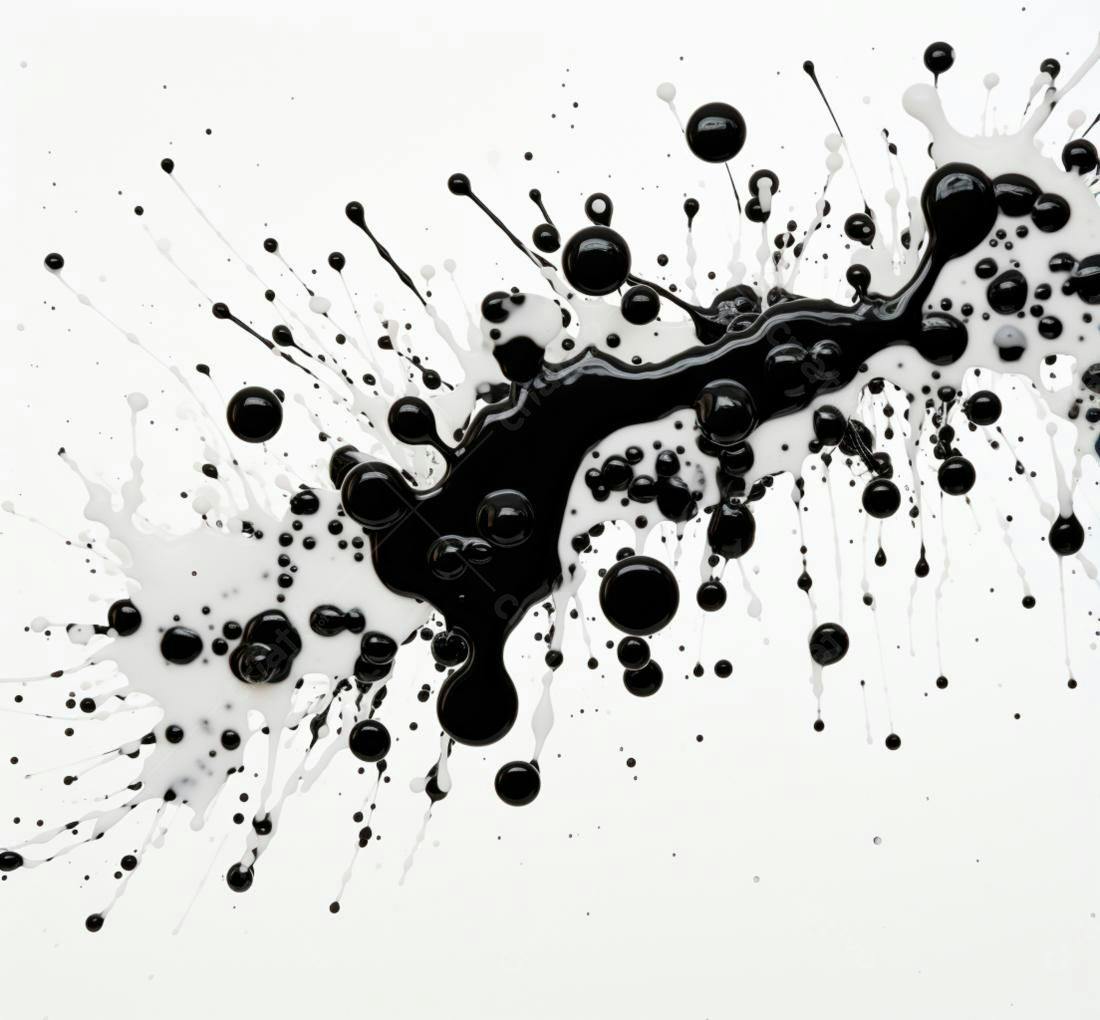 Textura tinta preta e branca para fundo abstrato