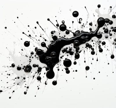 Textura De Tinta Spray Pintada Em Aquarela Preto E Branco (19)