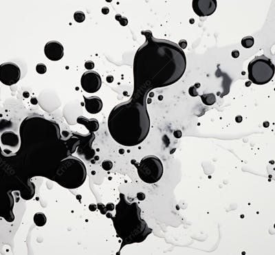 Textura De Tinta Spray Pintada Em Aquarela Preto E Branco (20)