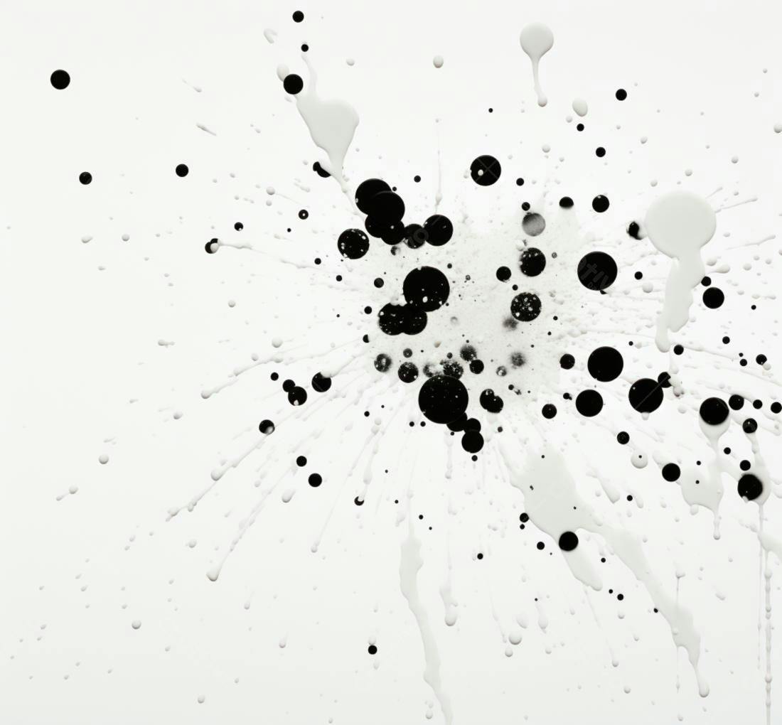 Textura respingos tinta preto e branco para fundo