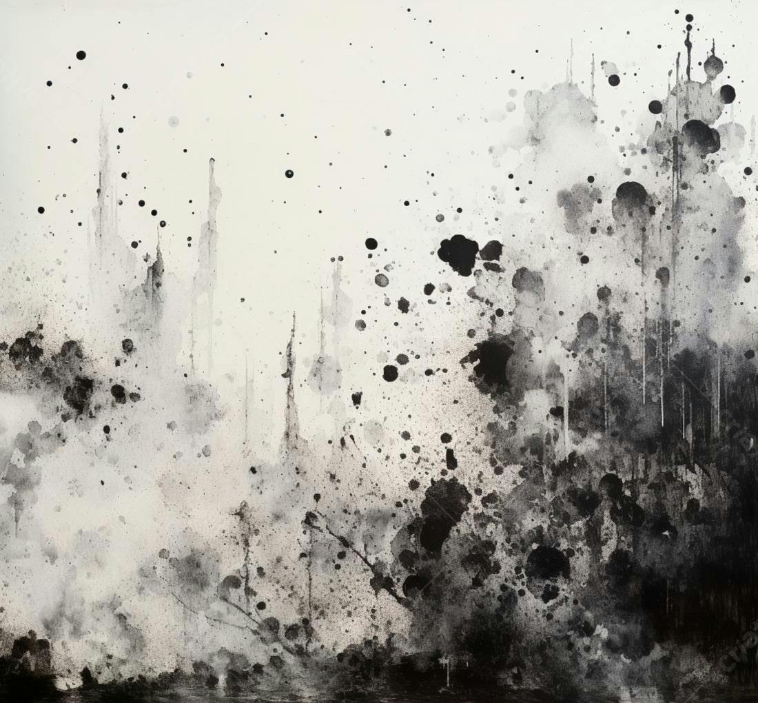 Textura Abstrata Preto e Branco para Fundo