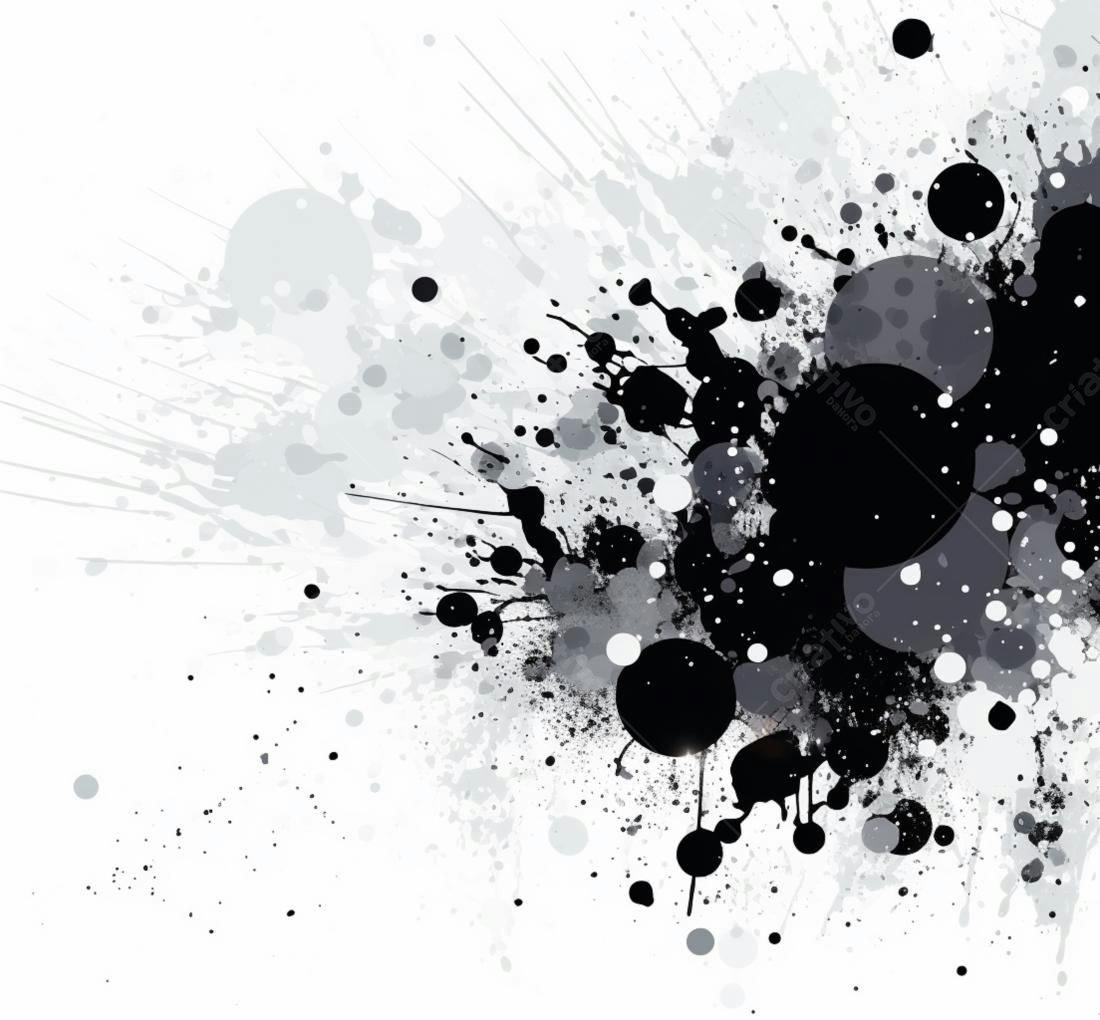 Textura Abstrata Preto e Branco para Fundo