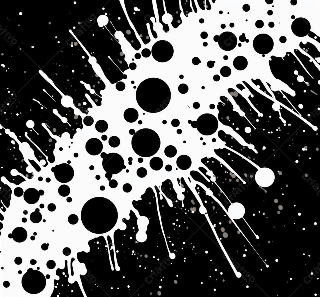 Textura Abstrata P&B para Fundo