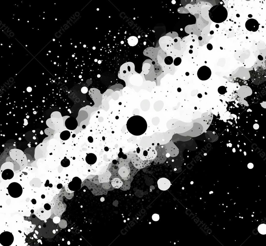 Textura Abstrata Preto e Branco para Fundo