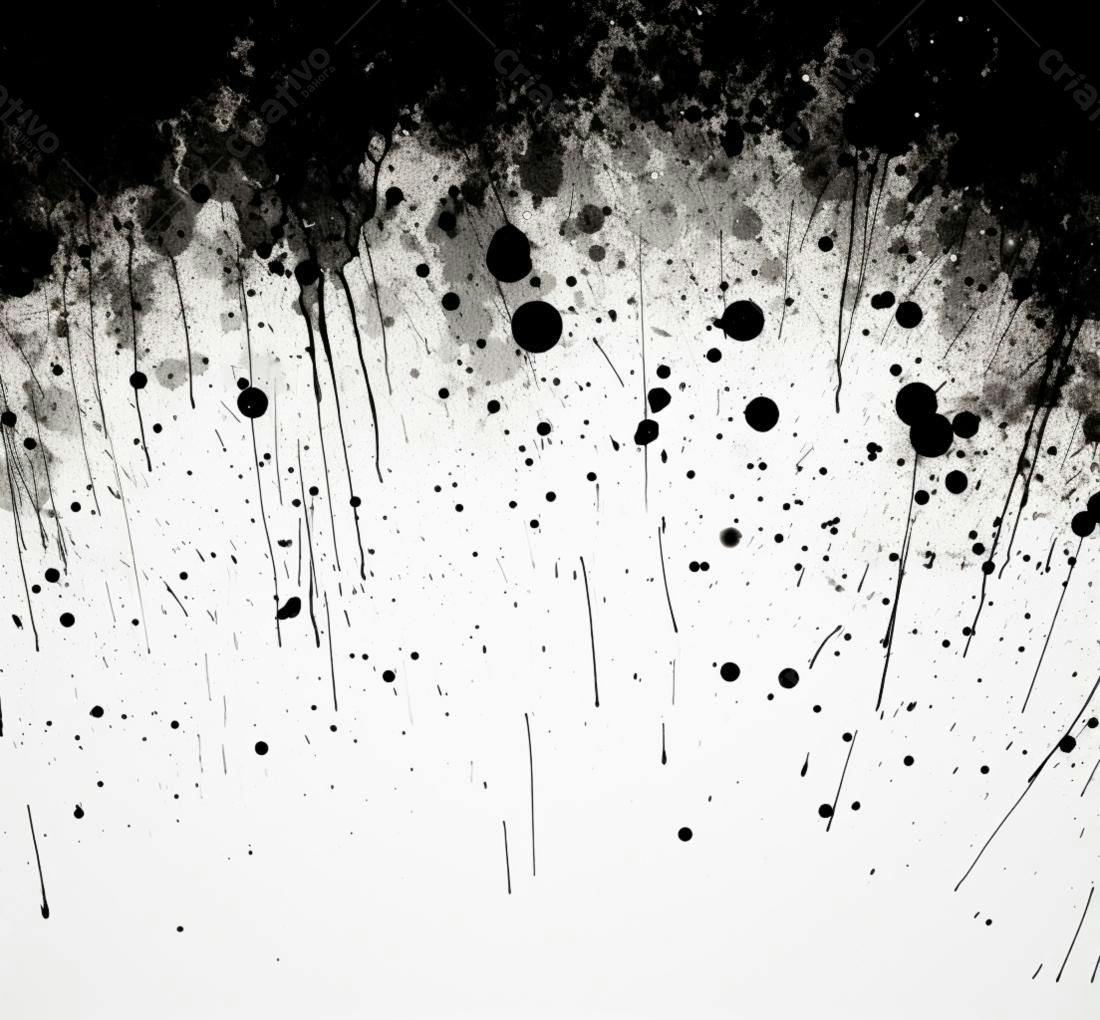 Textura respingos tinta preto e branco para fundo