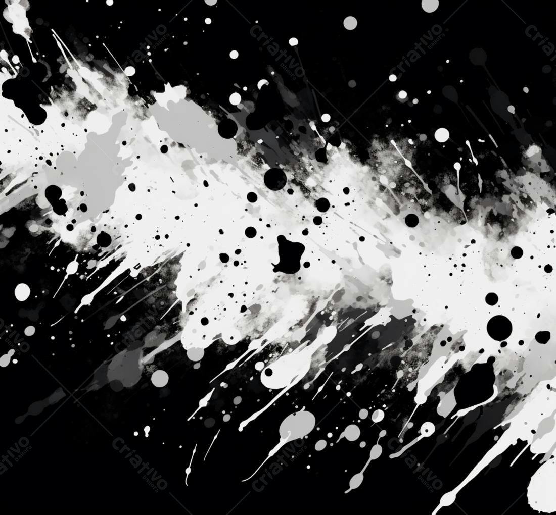 Textura Abstrata Preto e Branco para Fundo