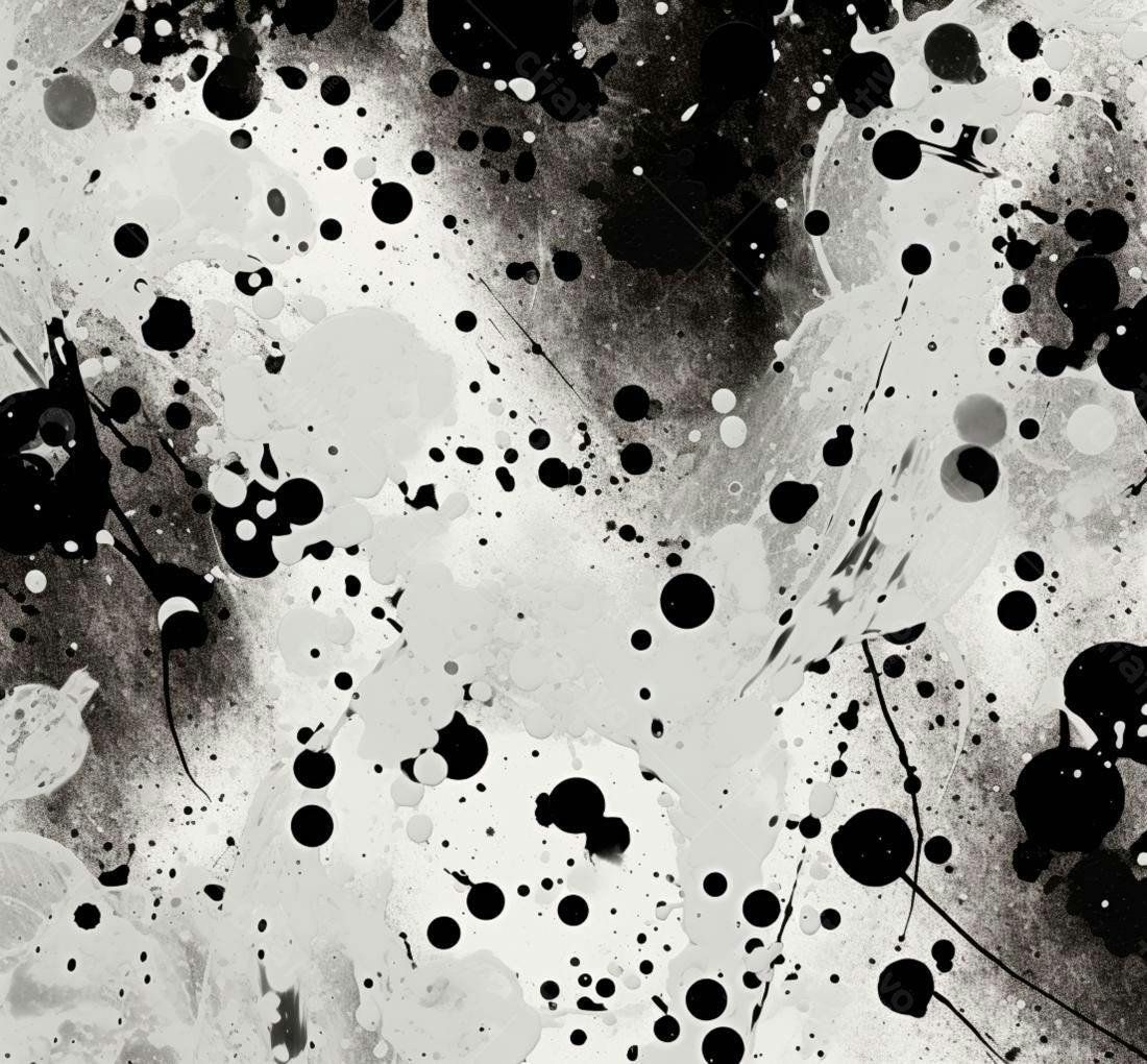Textura Abstrata em Preto e Branco para Fundo
