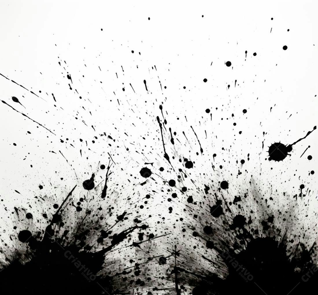 Textura respingos tinta preta para fundo