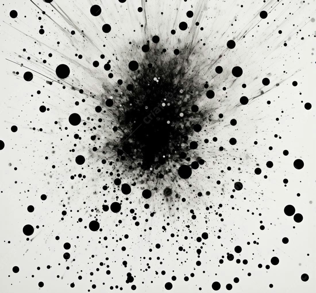 Textura Abstrata em Preto e Branco para Fundo