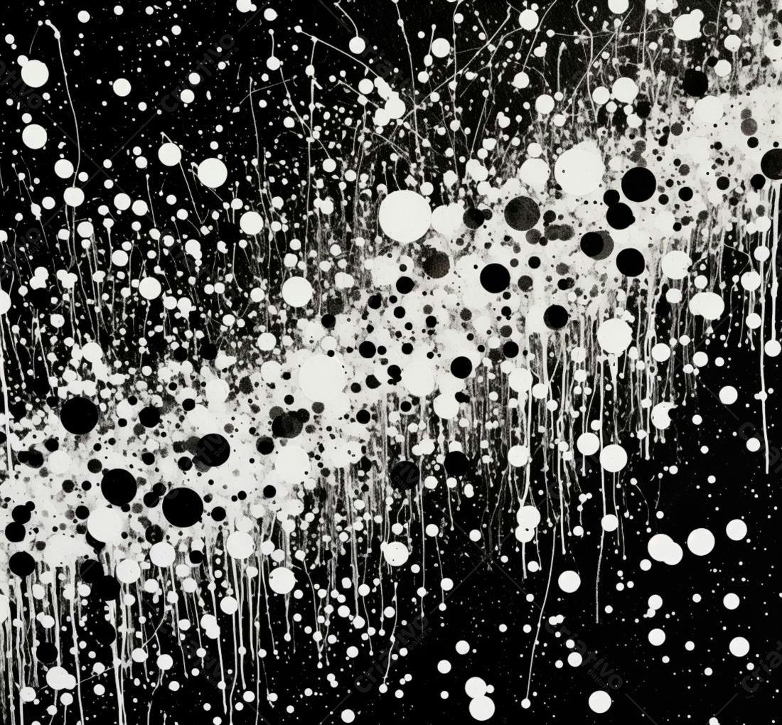 Textura Abstrata Preto e Branco para Fundo