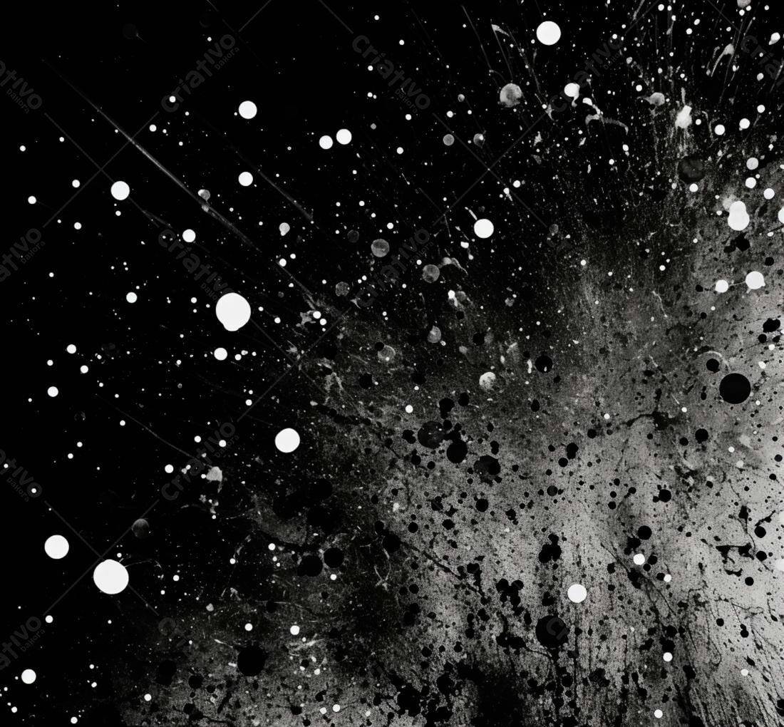 Textura respingos tinta preto e branco para fundo
