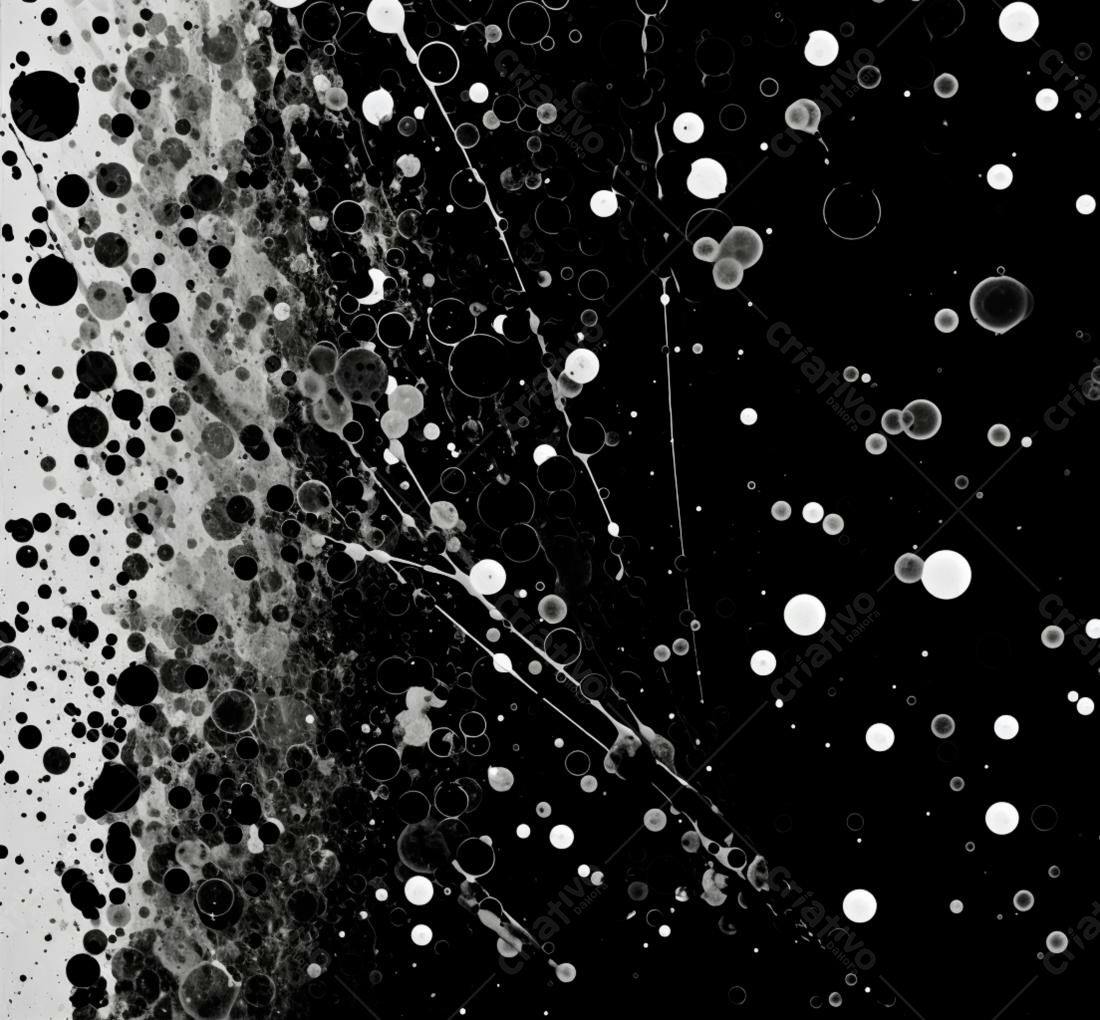 Textura Abstrata Preto e Branco para Fundo
