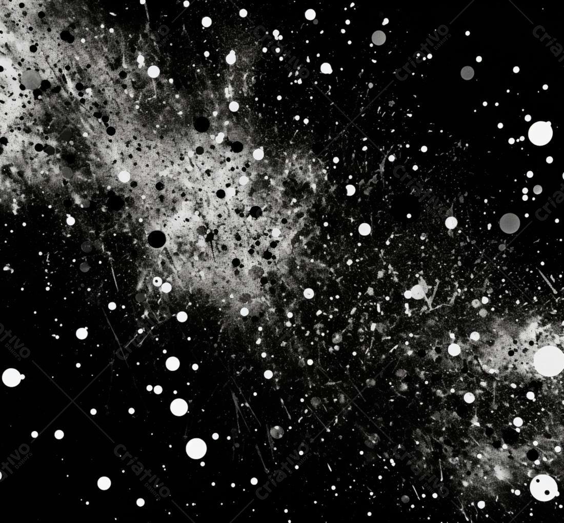 Textura Abstrata Grunge Preto e Branco para Fundo