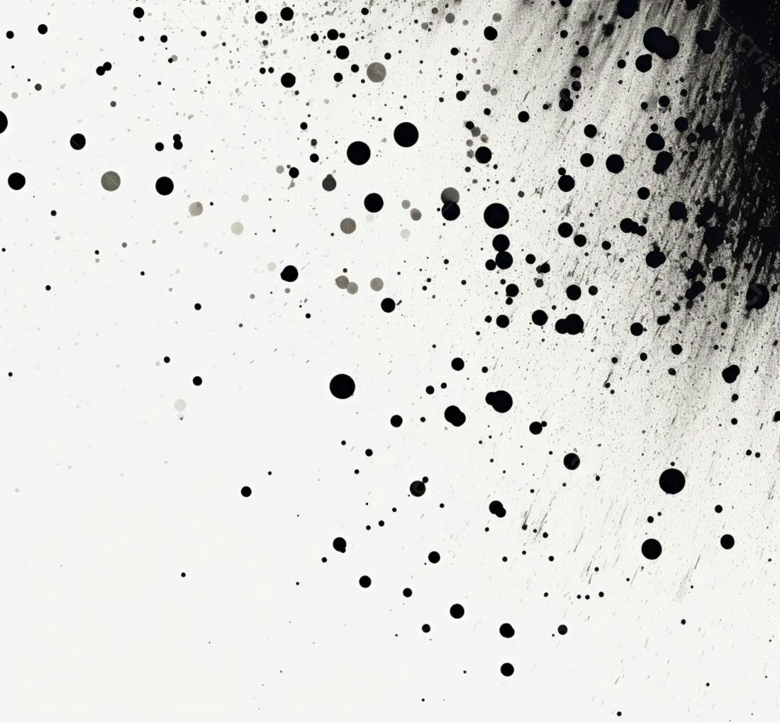 Textura salpicada preto e branco para fundo