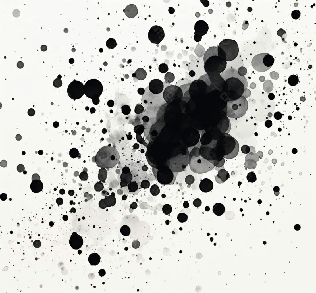 Textura respingos tinta preta para fundo