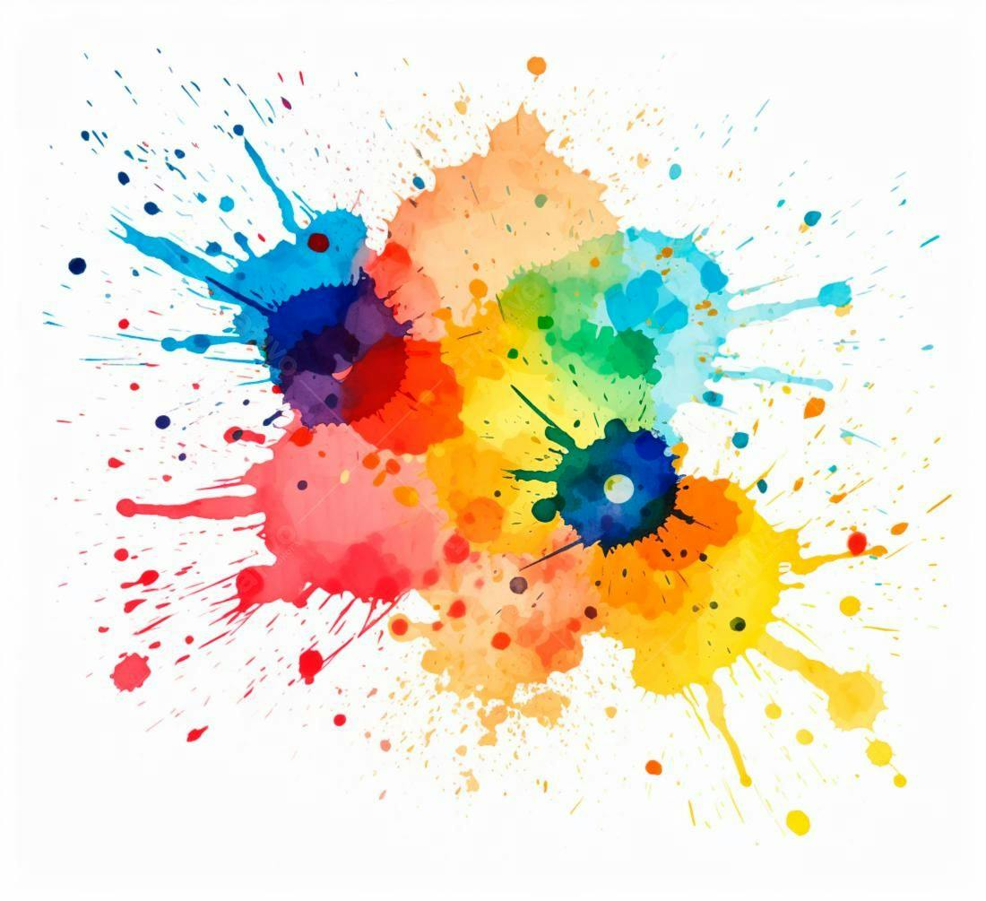 Textura aquarela colorida para fundo vibrante