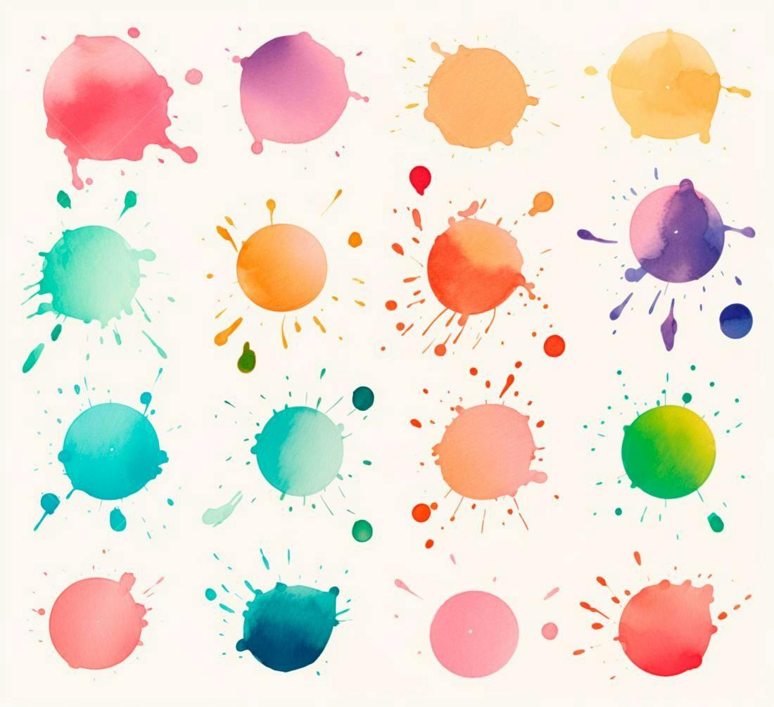 Textura aquarela colorida para fundo