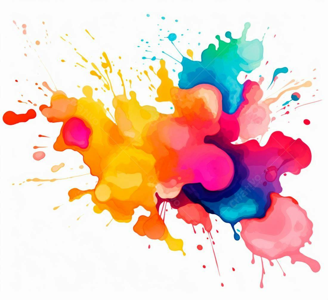 Textura aquarela colorida para fundo abstrato