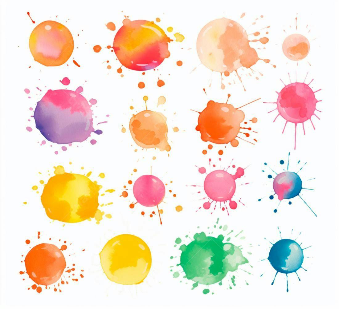 Textura aquarela colorida para fundo