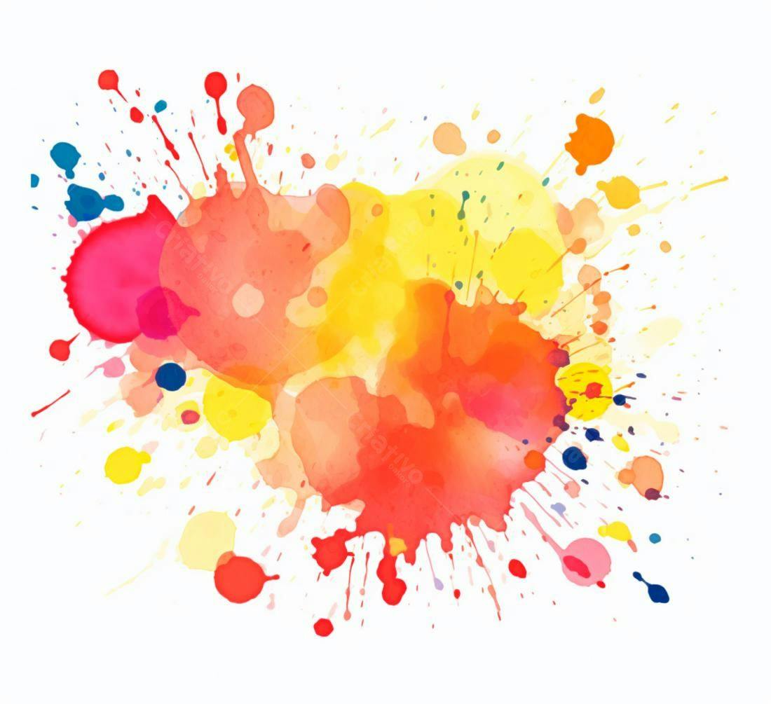 Textura aquarela colorida para fundo vibrante